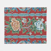 Dynastischer Garten Fleecedecke (Vorderseite (Horizontal))