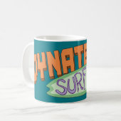 Dynateens Brandungs-Kraft-Logo-Tasse Kaffeetasse (Vorderseite Links)