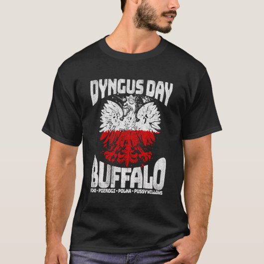 Dyngus Day Buffalo Piwo Pierogi Polka T-Shirt (Vorderseite)