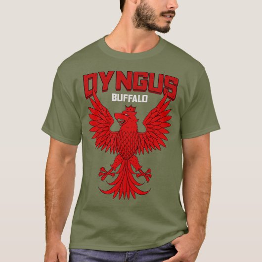 Dyngus Day Buffalo Polnisch T-Shirt (Vorderseite)
