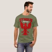 Dyngus Day Buffalo Polnisch T-Shirt (Vorne ganz)