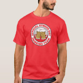 Dyngus Day Drink Team Polnische Flagge T - Shirt (Vorderseite)