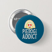 Dyngus Day Ostern Polnisches Essen Kunstwerk Button (Vorne & Hinten)