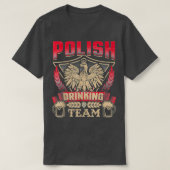 Dyngus Day Polnischer Bier Polen Adler trinken Bet T-Shirt (Design vorne)