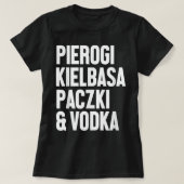 Dyngus Day Shirt Polnischer Pierogi Kielbasa Paczk (Design vorne)