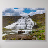 Dynjandi waterfall poster (Vorne)