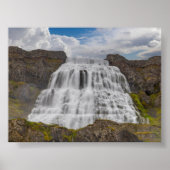 Dynjandi waterfall poster (Vorne)