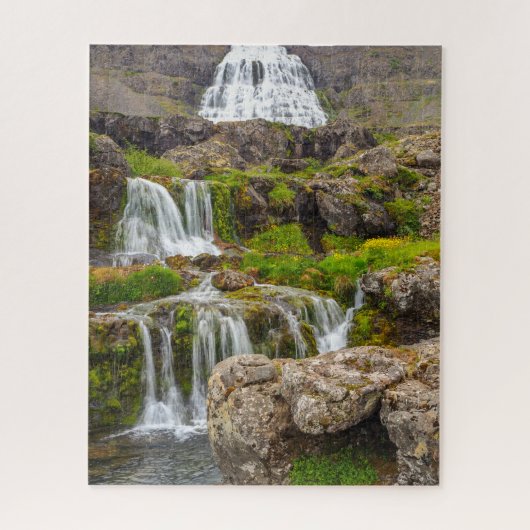 Dynjandifoss, Island, Jigsaw Puzzle (Vertikal)
