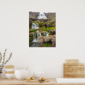 Dynjandifoss, Island, Wall Poster (Küche)