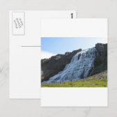 Dynjandifoss Postkarte (Vorne/Hinten)