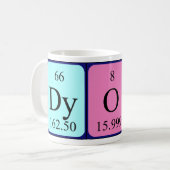 Dyon Periodenname Tasse (Vorderseite Links)