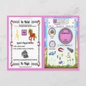 Dypsie - Dysprosium Horn Einhorn Postkarte (Vorderseite)