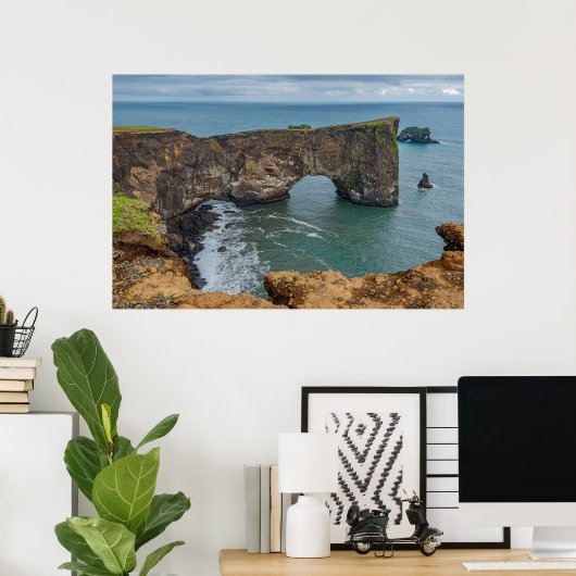 Dyrhólaey Island Poster (Heimbüro)
