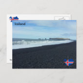 Dyrhólaey, Island Postkarte (Vorne/Hinten)