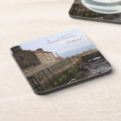 Dysart Harbour, Fife Coast, Schottland Getränkeuntersetzer (Linke Seite)