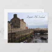 Dysart Harbour, Fife Coast, Schottland Postkarte (Vorne/Hinten)