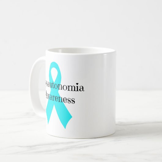 "Dysautonomia Bewusstseins" Tasse (Vorderseite Links)
