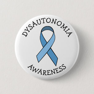 Dysautonomia blaues Bewusstseins-Band-Button Button