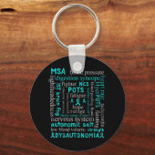 Dysautonomie Awareness Monatsdysautonomie Patient Schlüsselanhänger (Vorderseite)