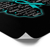 Dysautonomie Awareness POTS HyperPOTS NCS Monat T- Poster (Ecke)