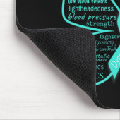 Dysautonomie Awareness POTS HyperPOTS NCS Warrior Mousepad (Ecke)