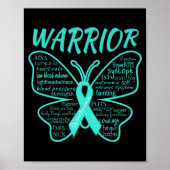 Dysautonomie Awareness POTS HyperPOTS NCS Warrior Poster (Vorne)
