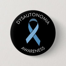 Dysautonomie Blauer Bekanntheitsgrad Button