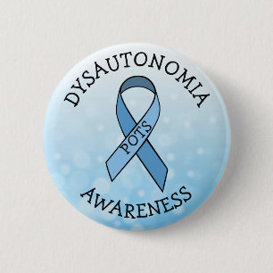 Dysautonomie Blauer Bekanntheitsgrad Button