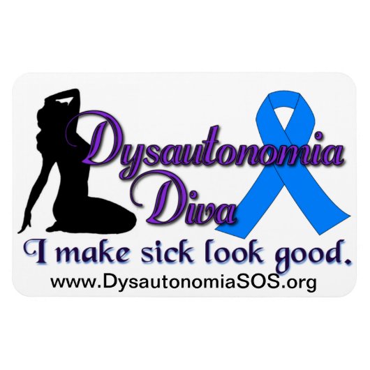 Dysautonomie Diva Magnet (Horizontal)