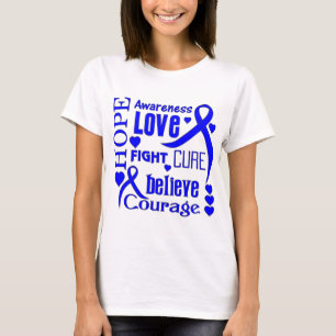 Dysautonomie Hope Words Collage T-Shirt