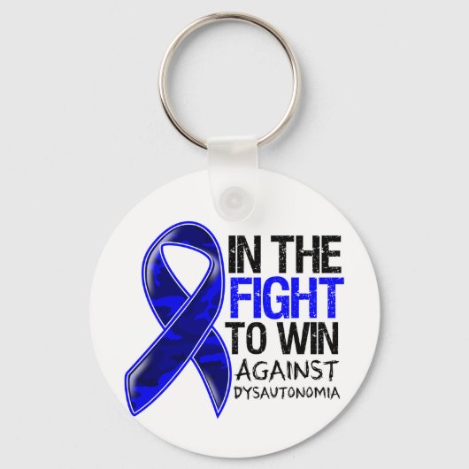 Dysautonomie - Kampf um den Sieg Schlüsselanhänger (Vorderseite)