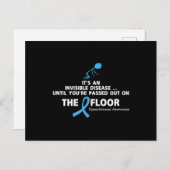 Dysautonomie Shirt Postkarte (Vorne/Hinten)