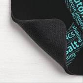 Dysautonomie T - Shirt des Bewusstseins Mousepad (Ecke)