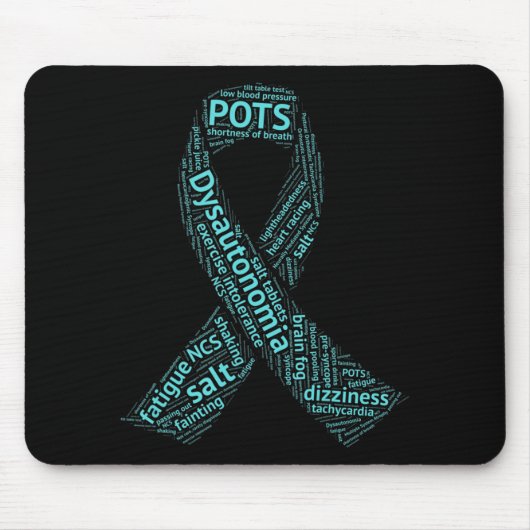Dysautonomie T - Shirt des Bewusstseins Mousepad (Vorne)
