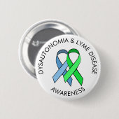 Dysautonomie und Lyme-Erkrankungen Sensibilisierun Button (Vorne & Hinten)