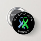 Dysautonomie und Lyme-Erkrankungen Sensibilisierun Button (Vorne & Hinten)