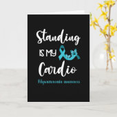 Dysautonomie Warrior POTS Awareness Monatsblutung Karte (Gelbe Blume)