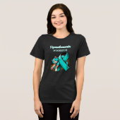 Dysautonomie Warrior | POTS Ribbon und schläfrige  Tri-Blend Shirt (Vorderseite voll)
