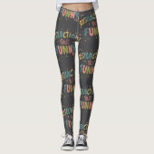 Dysfunktional, aber lustig leggings (Vorderseite)