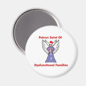 Dysfunktionaler Familien Angel Magnet (Vorderseite/Rückseite)