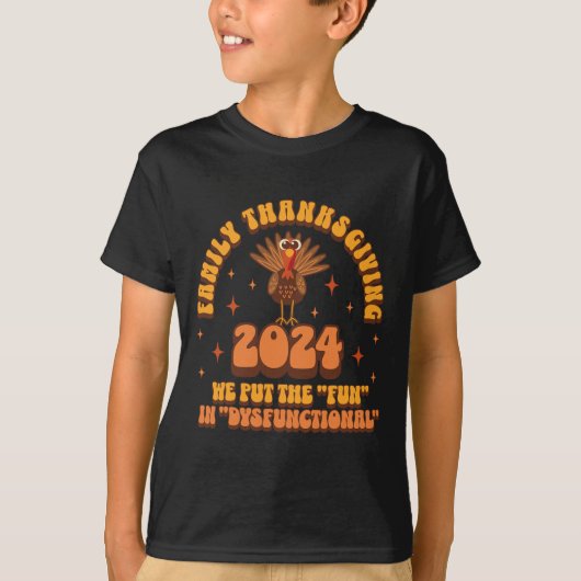 Dysfunktionaler Family Erntedank 2024 - Matching T T-Shirt (Vorderseite)