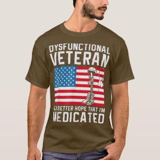 Dysfunktionaler Veteran T-Shirt