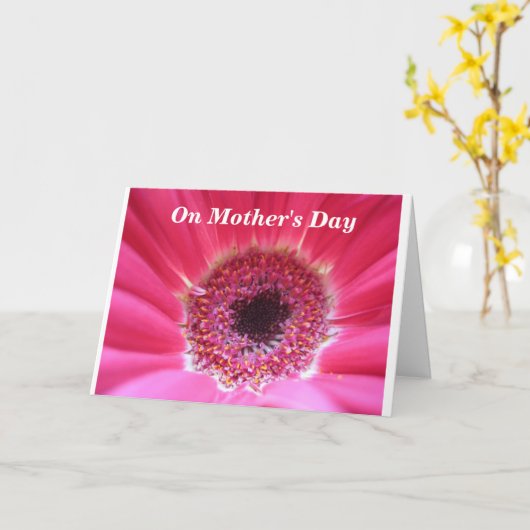 Dysfunktionelle Karte der Mutter Tages (Gelbe Blume)