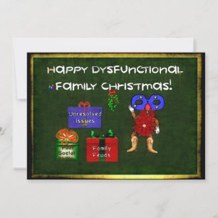 Dysfunktionelle Weihnachten Einladung