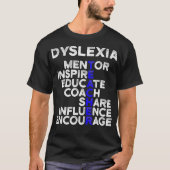 Dysleia Lehrer Therapeut Dysleic Therapie2 T-Shirt (Vorderseite)