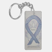 Dyslexia Angel Awareness Ribbon Schlüsselanhänger (Vorderseite links)