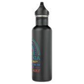 Dyslexia Awareness Dyslexic Edelstahlflasche (Rechts)