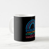 Dyslexia Awareness Dyslexic Kaffeetasse (Vorderseite Links)