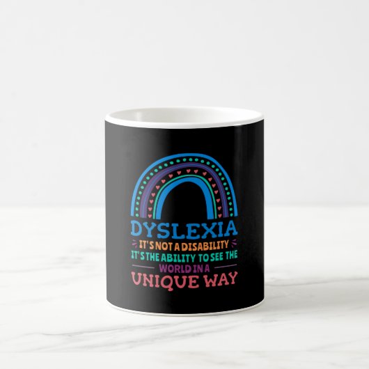 Dyslexia Awareness Dyslexic Kaffeetasse (Mittel)