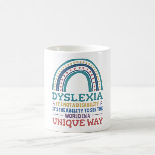 Dyslexia Awareness Dyslexic Kaffeetasse